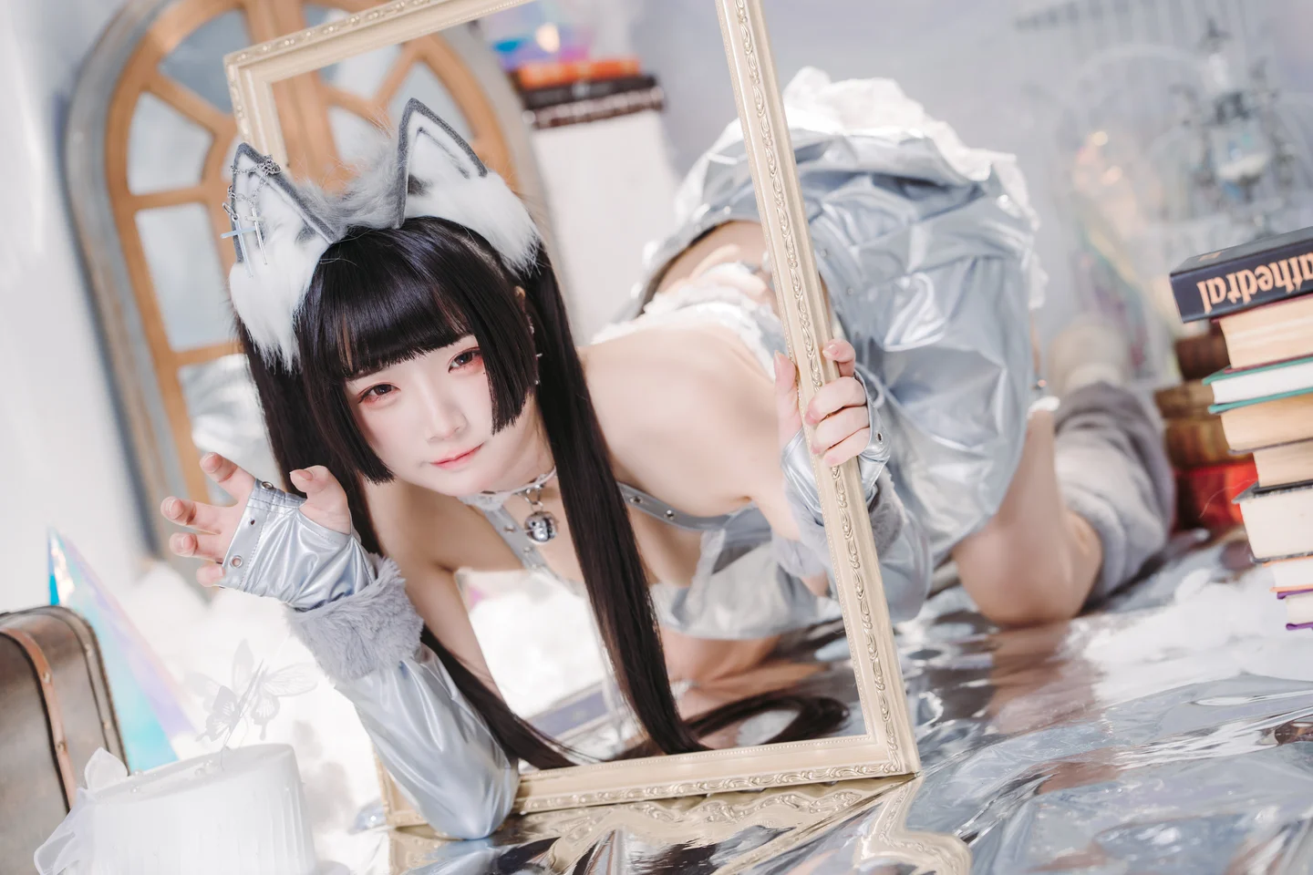 落落Raku - No.058 Malymoon銀狐 [19P-328MB] tg@simisebaisi 【丝足阁】006.webp